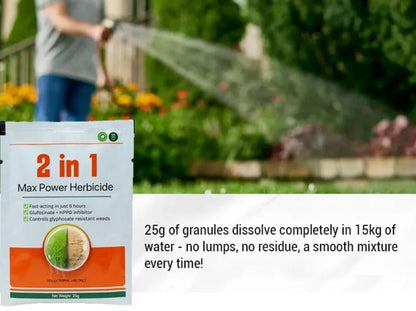 AI (Pack of 2) Dual-Action Weed Killer - Max Power Herbicide