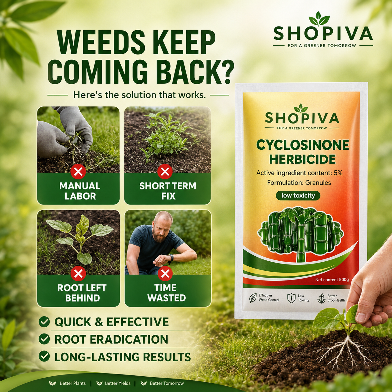 Shopiva™ WeedClean Pro